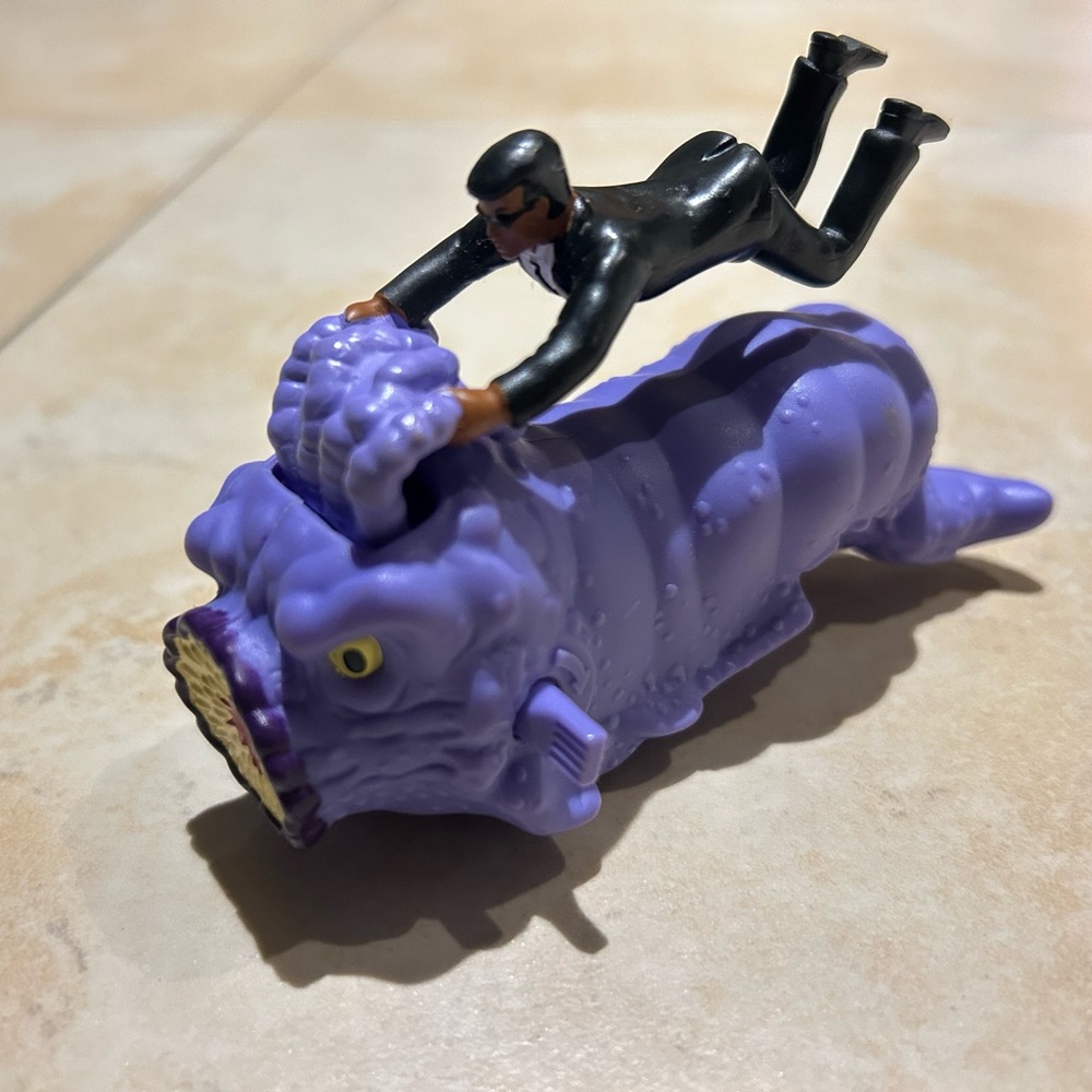 Vintage 2002 Burger King Men In Black “Worm Rodeo” wind up toy